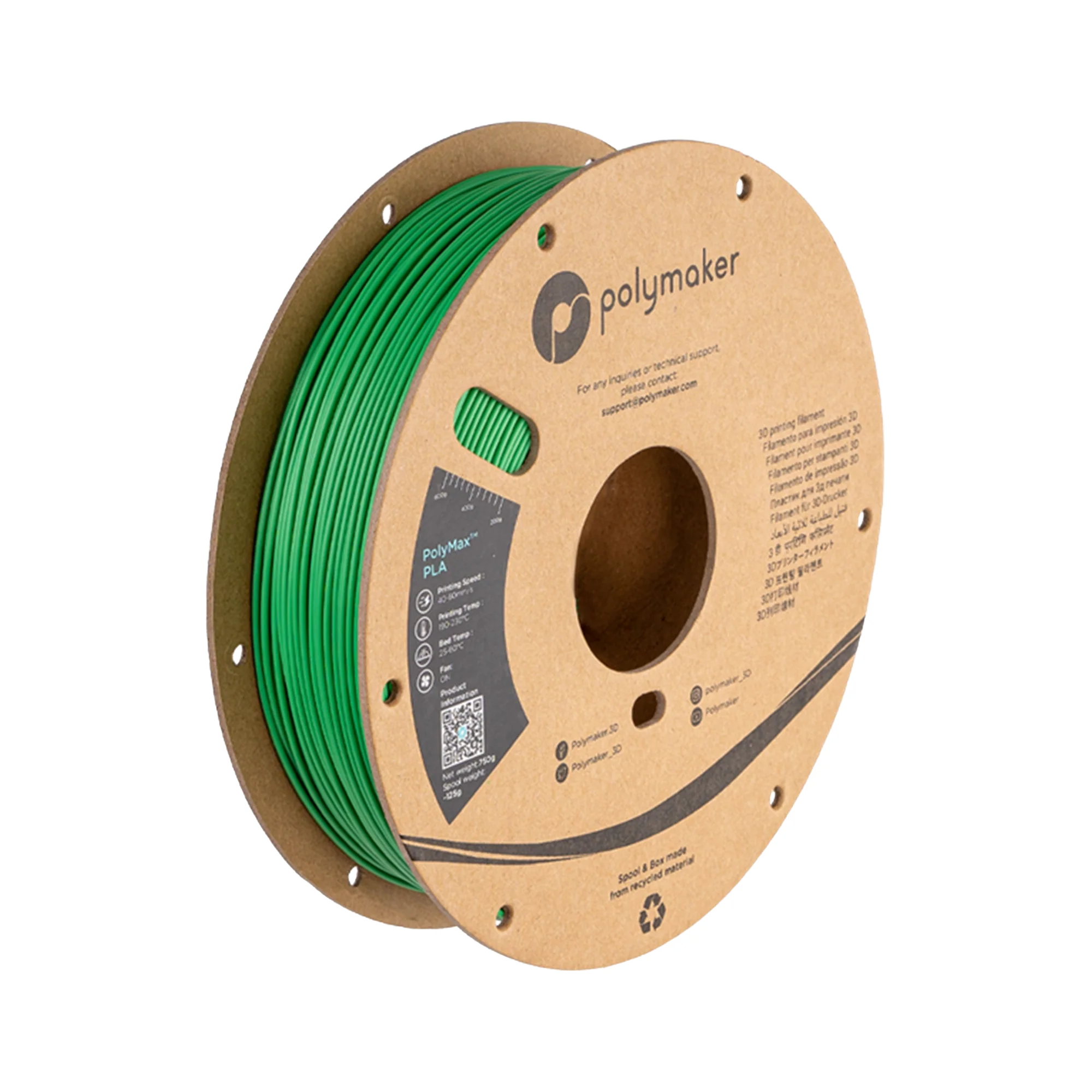 Polymaker PolyMax PLA Filament – dark mode image 2