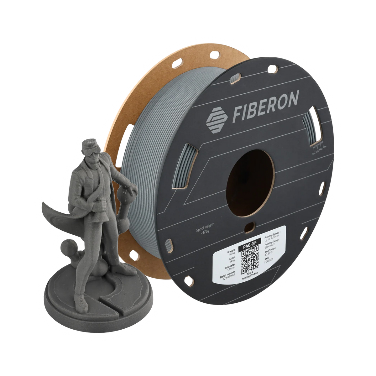 Polymaker Fiberon PA6-GF25 Nylon Glass Fibre 1.75mm Filament 500g (Previously Polymide)