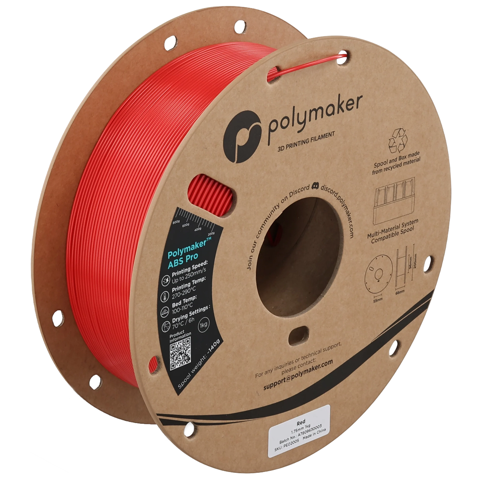 Polymaker ABS Pro 1.75mm Filament 1kg