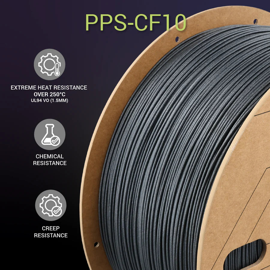 Polymaker Fiberon PPS-CF10 1.75mm Filament 3kg