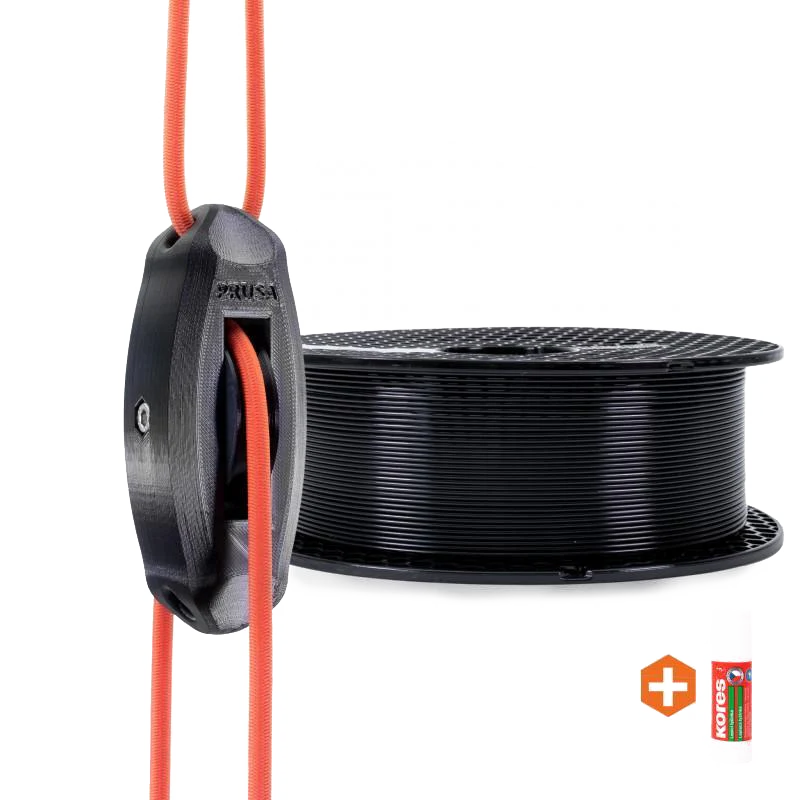 Prusa Prusament PC filament with transparent background and soft white glow – Version 4 background repair, image 2