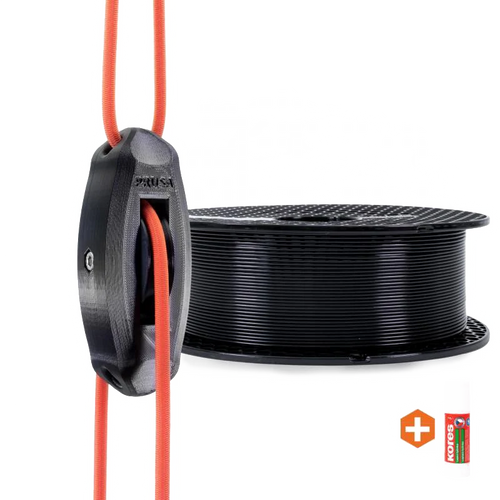 Prusa Prusament PC filament with transparent background and soft white glow – Version 4 background repair, image 2