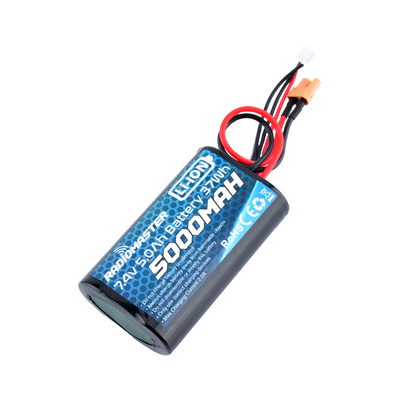 RadioMaster 5000mah 2S Li-ion Battery (Fits TX16S/Boxer/TX12 MKII) [DG] - transparent product view 1