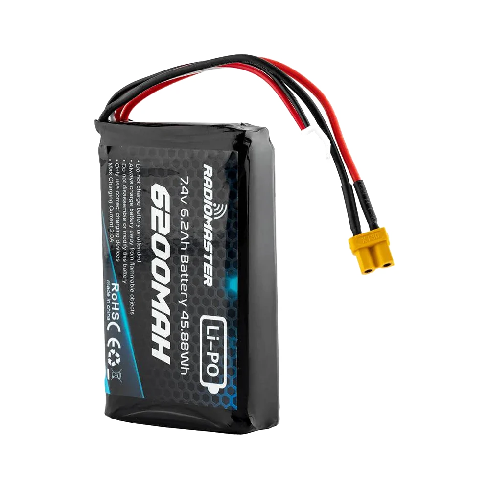 Radiomaster 6200mAh 2S LiPo Battery (Fits Boxer/TX16S) [DG] dark mode product view 1
