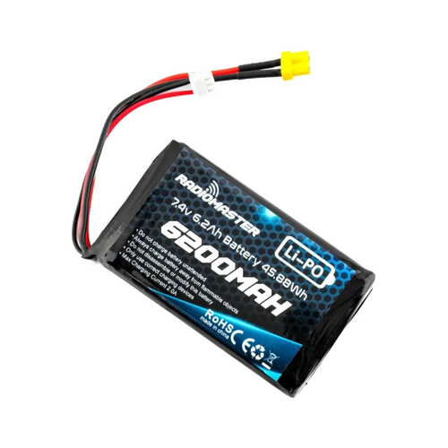 Radiomaster 6200mAh 2S LiPo Battery (Fits Boxer/TX16S) [DG] dark mode product view 2