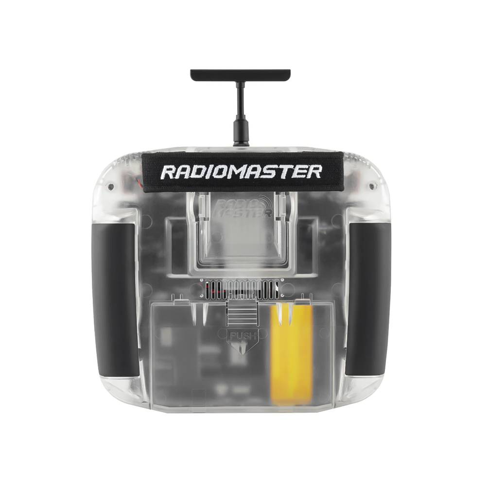 RadioMaster Boxer Radio Transmitter w LEDs (Transparent) LRS 2.4GHz M2 (Batteries Not Included)