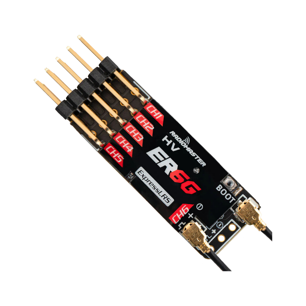 RadioMaster ER6G and ER6GV ExpressLRS PWM Receiver (2.4ghz)