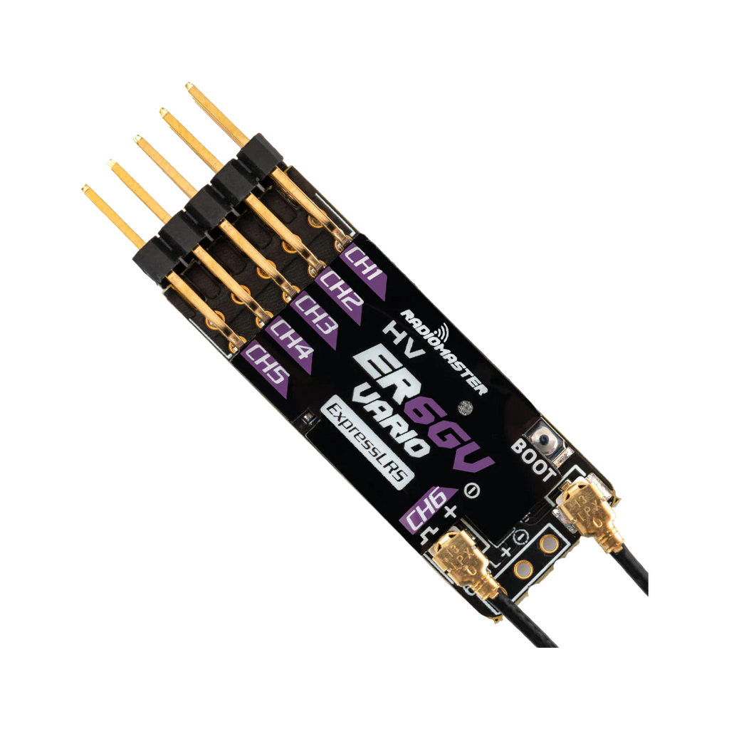 RadioMaster ER6G and ER6GV ExpressLRS PWM Receiver (2.4ghz)