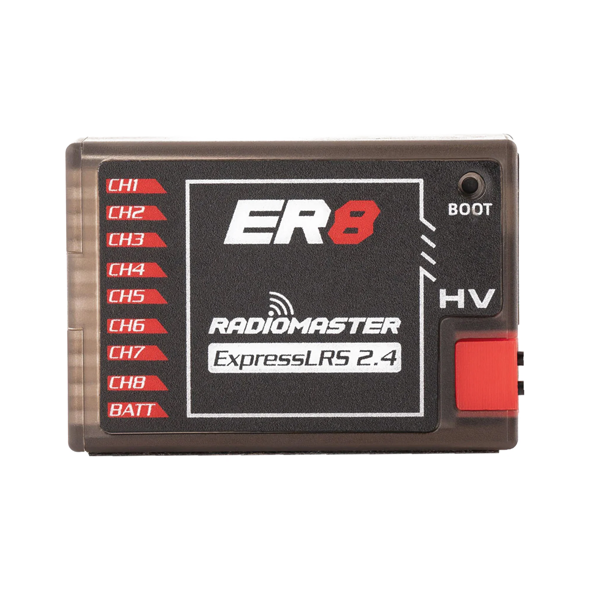 RadioMaster ER8 ELRS PWM Receiver (2.4ghz) dark mode product view 1