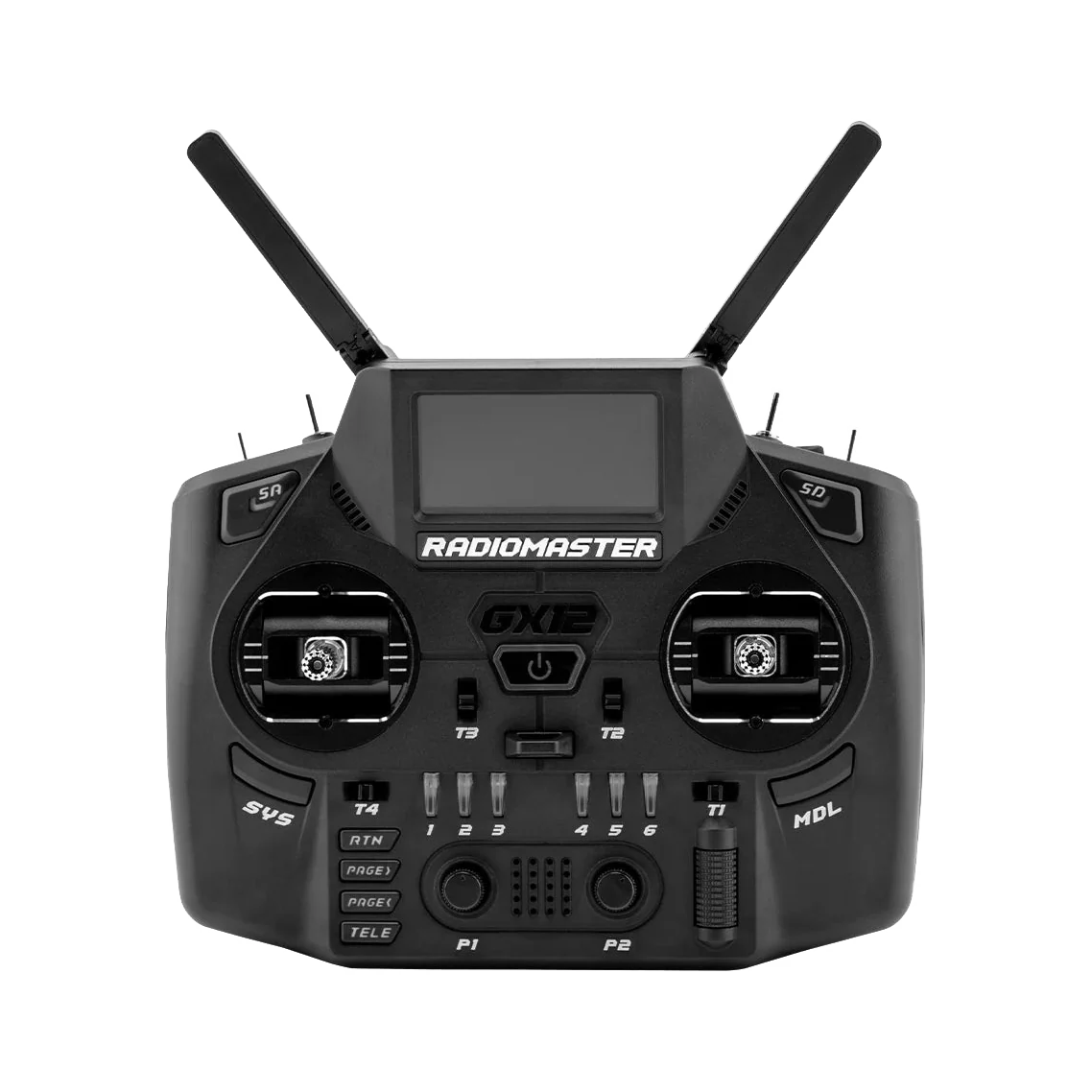 RadioMaster GX12 Gemini-X controller - dark mode image 1