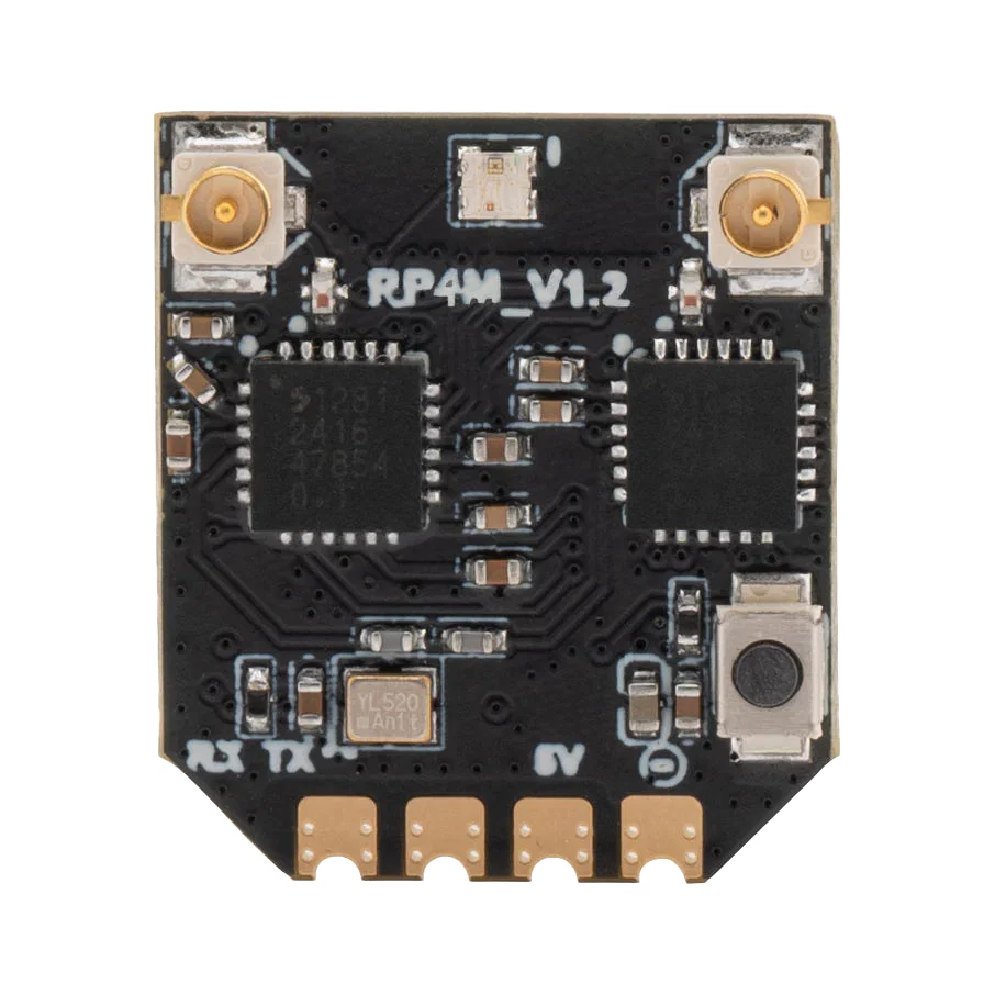 Radiomaster RP4TD-M ExpressLRS Mini True Diversity Receiver 2.4GHz – view 2 transparent dark-mode product image