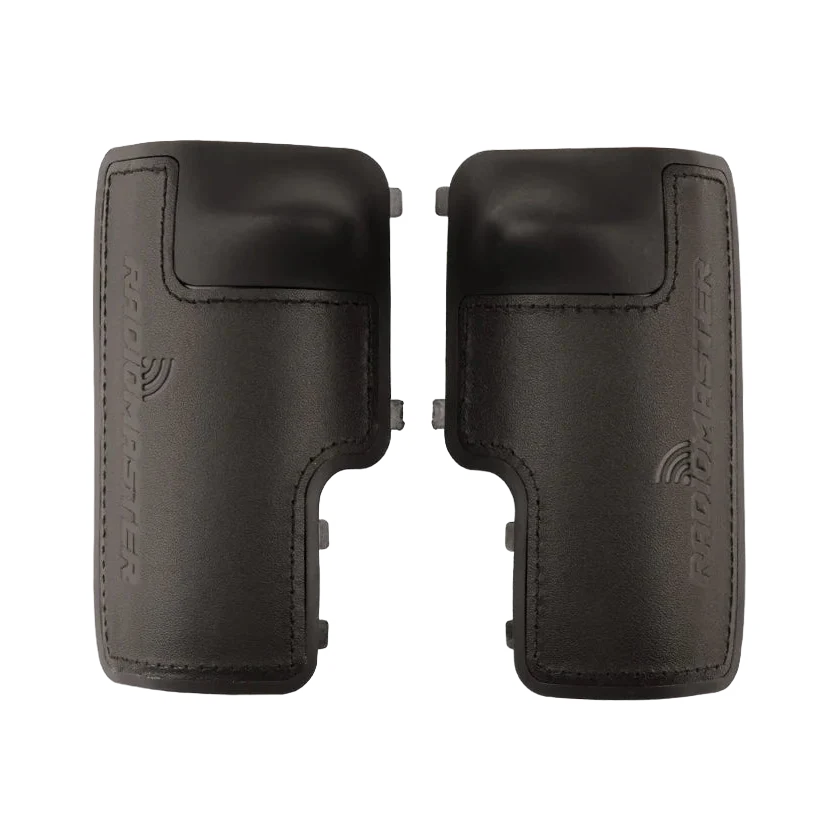 RadioMaster TX15 Leather Grips Black — dark-mode product image