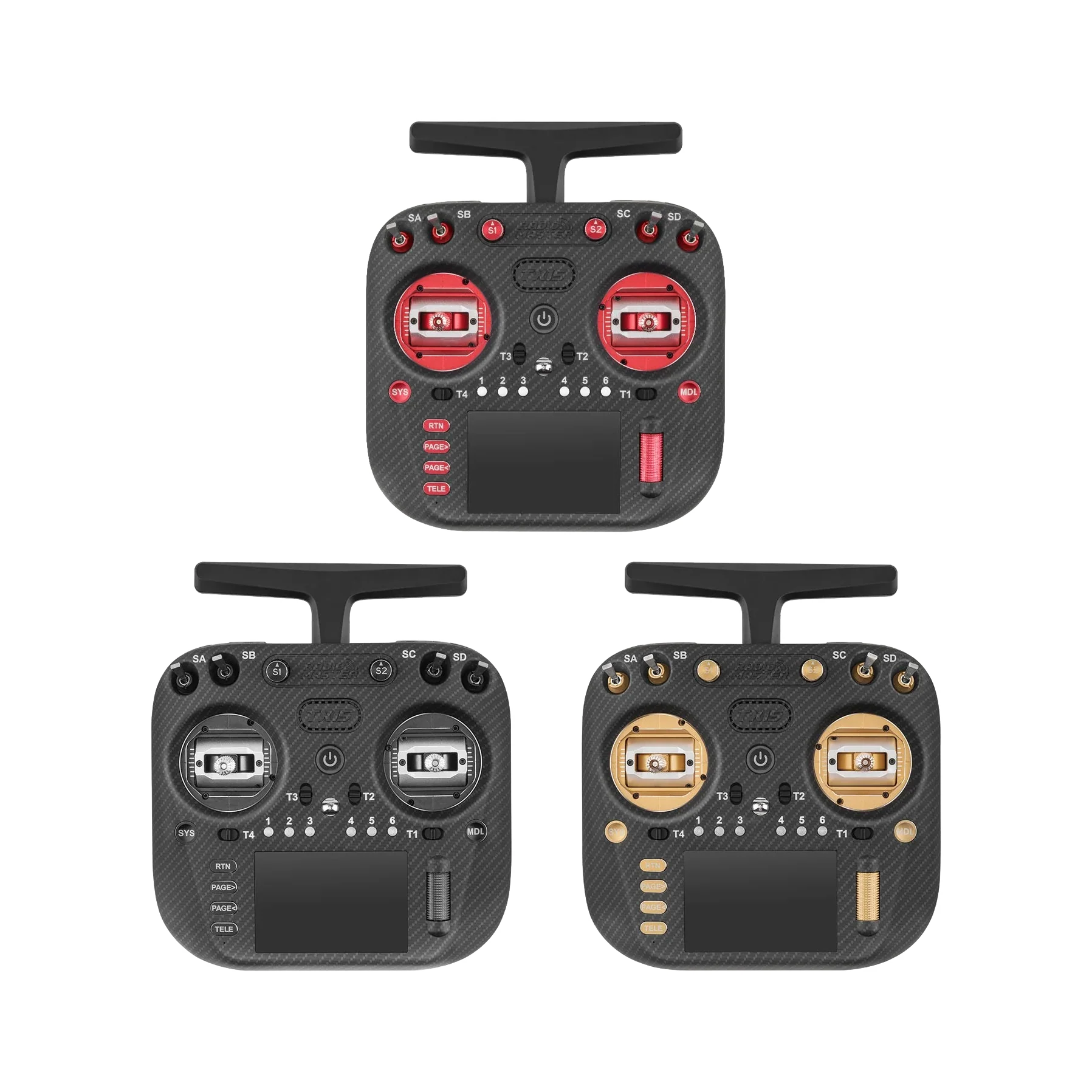 RadioMaster TX15 Max — transparent dark-mode product image 1