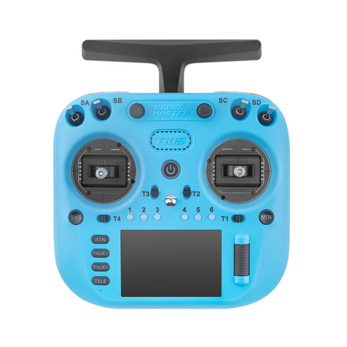 RadioMaster TX15 controller image 2 on transparent background with Version 4 white halo