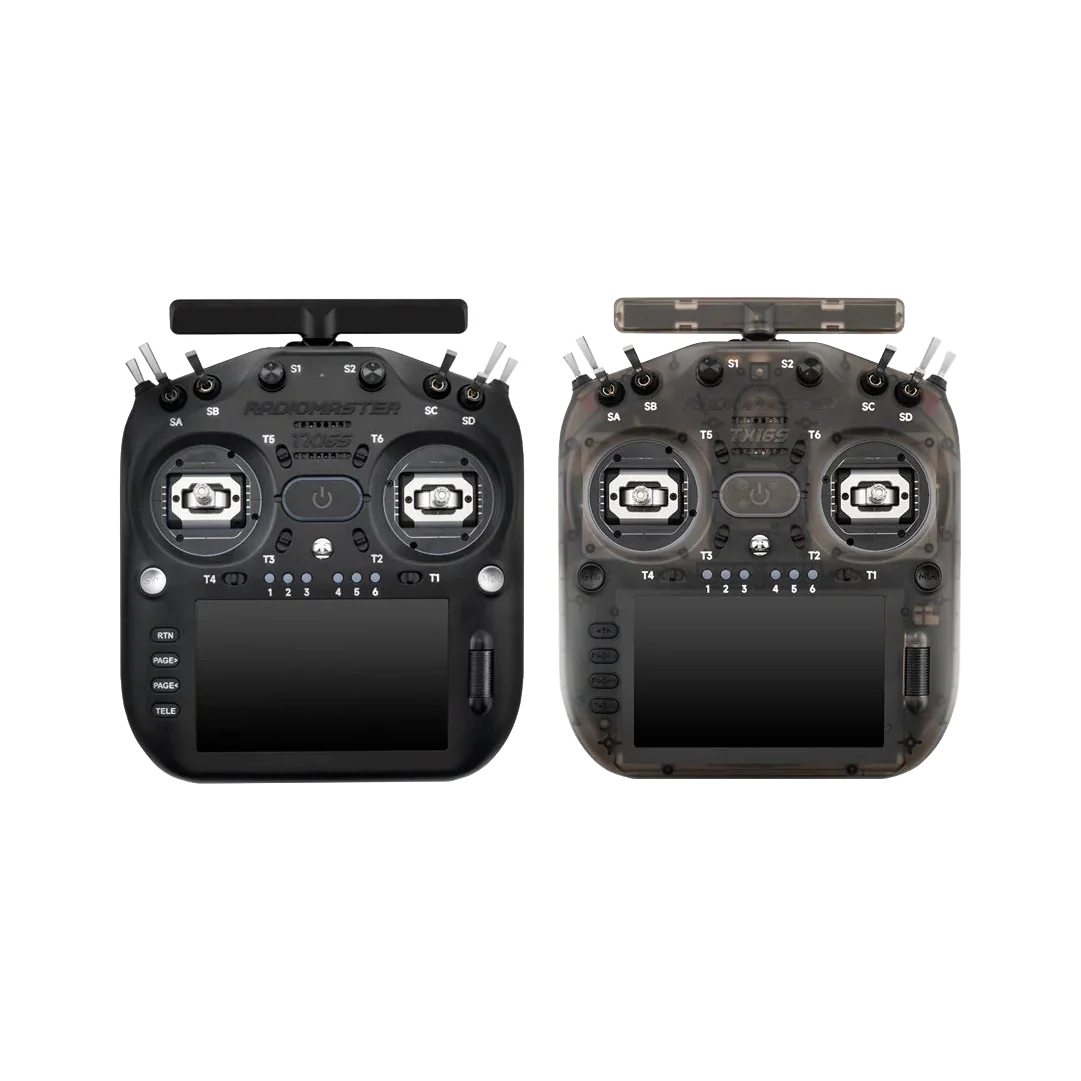 RadioMaster TX16S MK3 radio transmitter — transparent dark-mode product image 1