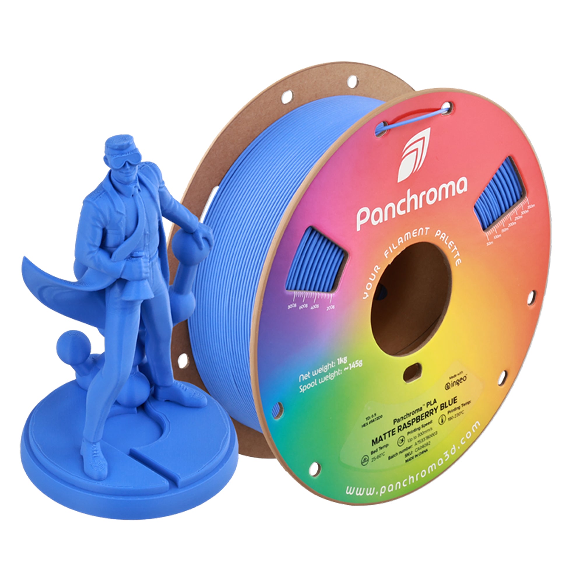 Panchroma Matte PLA Filament 1.75mm 1kg ( Formerly Polymaker PolyTerra PLA)