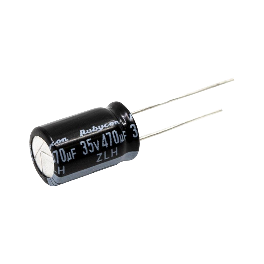 Rubycon 10x16mm ZLH Low ESR 35V/470uF Capacitor