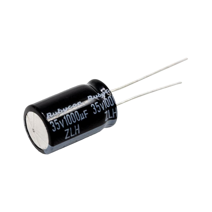 Rubycon 12.5x25mm ZL Low ESR 35V/1000uF Capacitor