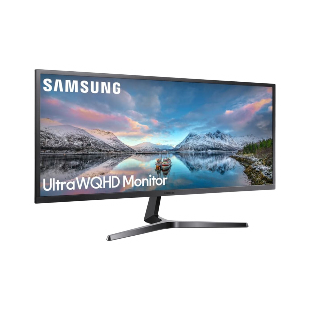 Samsung J550 34" 4K WQHD 75Hz FreeSync Monitor 3440x1440 4ms PIP PBP Tilt VESA DP 2xHDMI Slim Bezel Game Mode Eye Save Mode Flicker Free [PC]