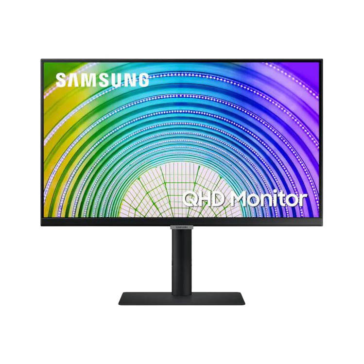 Samsung S6U 24" 2K QHD 75Hz FreeSync HDR10 IPS Monitor USB-C LAN 2560x1440 5ms Height Adjust Tilt Swivel Pivot DisplayPort HDMI 3xUSB-A VESA PiP PbP [PC]