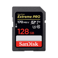 SANDISK SDSDXXY-128G-GNCIN SDXC Extreme Pro V30 4K/UHD UHS-I/U3 170MB