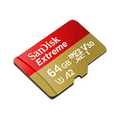SANDISK SDSQXA2-064G-GN6MN MicroSD Card Extreme A2 V30 UHS-I/U3 160R/60W NO SD ADAPTER