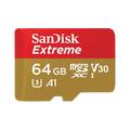 SANDISK 64GB Extreme MicroSDXC SDSQXAH-064G-GN6MN