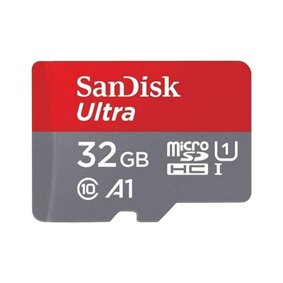 SanDisk 32GB Ultra microSDHC A1 UHS-I/U1 Class 10 Memory Card SDSQUA4-032G-GN6MN (Adapter Not Included)