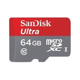 SanDisk Ultra 64GB micro SD Card UHS-I U1 A1 C10 Memory Card SDSQUAB-064G-GN6MN