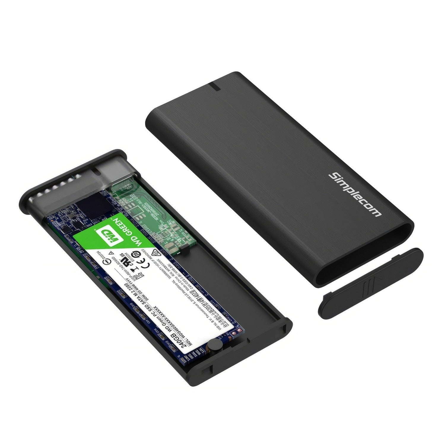 Simplecom SE502C SATA M.2 SSD to USB-C Enclosure USB 3.2 Gen1 5Gbps [PC]