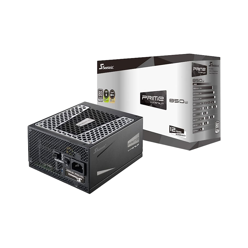 SEASONIC PRIME ULTRA 850W 80+ TITANIUM FULLY MODULAR POWER SUPPLY SSR-850TR [PC]