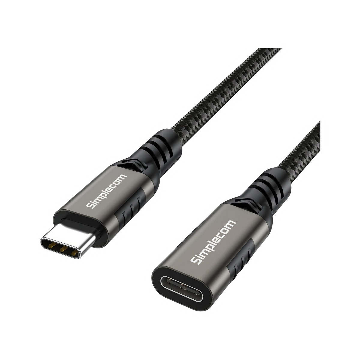 Simplecom CAU605 USB-C Male to Female Extension Cable USB 3.2 Gen2 PD 100W 20Gbps 0.5M