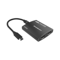 Simplecom DA330 USB-C to Dual HDMI MST Adapter 4K@60Hz with PD and Audio Out
