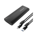 Simplecom SE504v2 NVMe / SATA Dual Protocol M.2 SSD USB-C Enclosure Tool-Free USB 3.2 Gen 2 10Gbps [PC]
