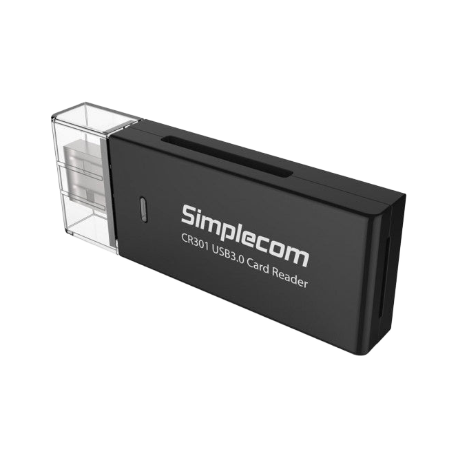 Simplecom CR301 SuperSpeed USB 3.0 Card Reader 2 Slot CR301