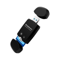 Simplecom CR303 2 Slot SuperSpeed USB 3.0 Card Reader with Dual Caps