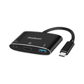 Simplecom DA310 USB 3.1 Type C to HDMI USB 3.0 Adapter with PD Charging (Support DP Alt Mode and Nintendo Switch) [PC]