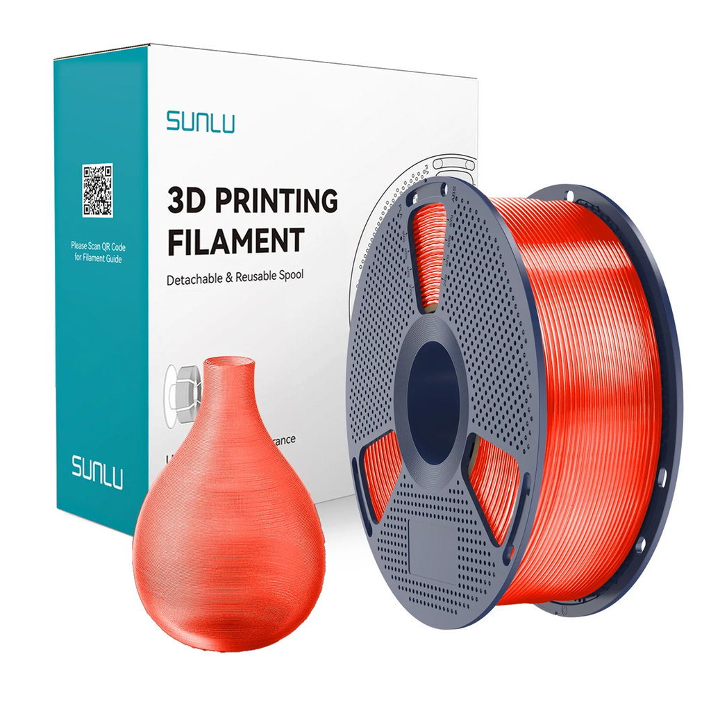 Sunlu PETG filament image 1 on transparent background with Version 4 white halo