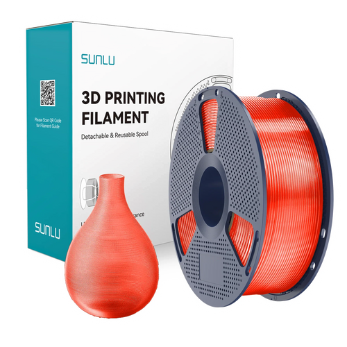 Sunlu PETG filament image 1 on transparent background with Version 4 white halo