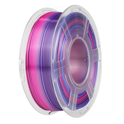 Sunlu Rainbow Silk filament image 2 on transparent background with Version 4 white halo