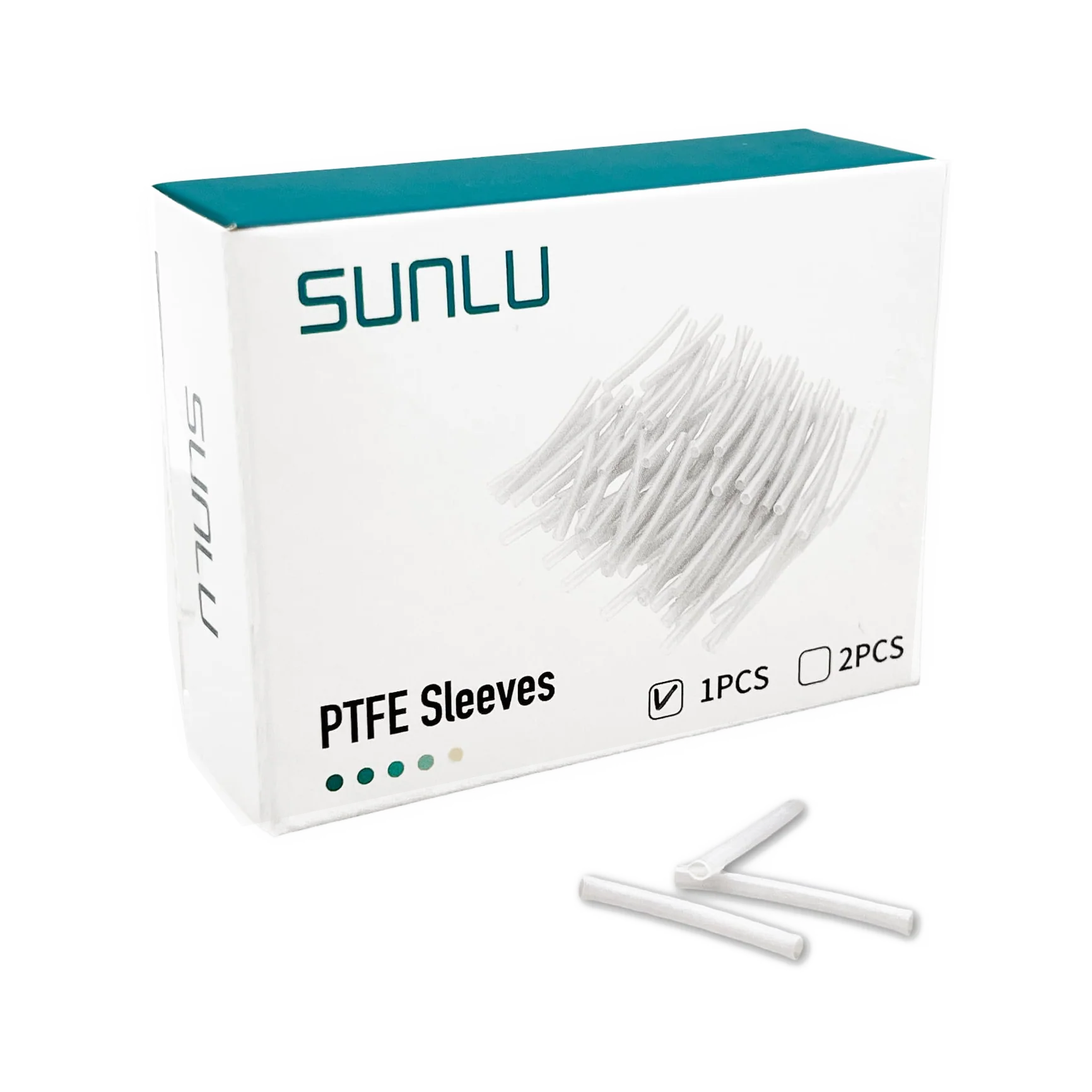 Sunlu replacement PTFE sleeve set - dark mode image 1