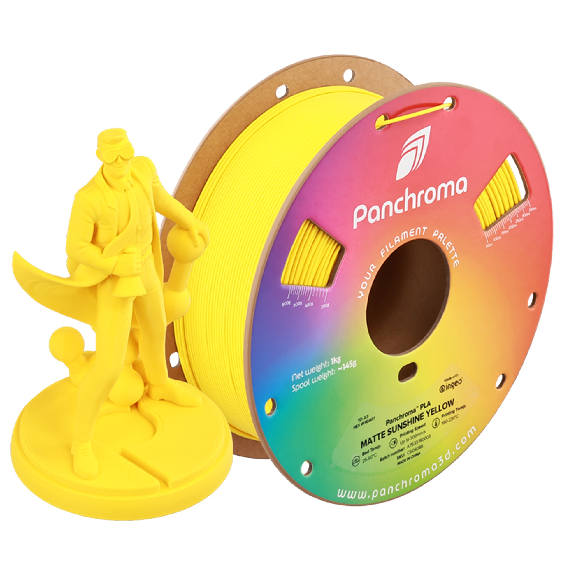 Panchroma Matte PLA Filament 1.75mm 1kg ( Formerly Polymaker PolyTerra PLA)