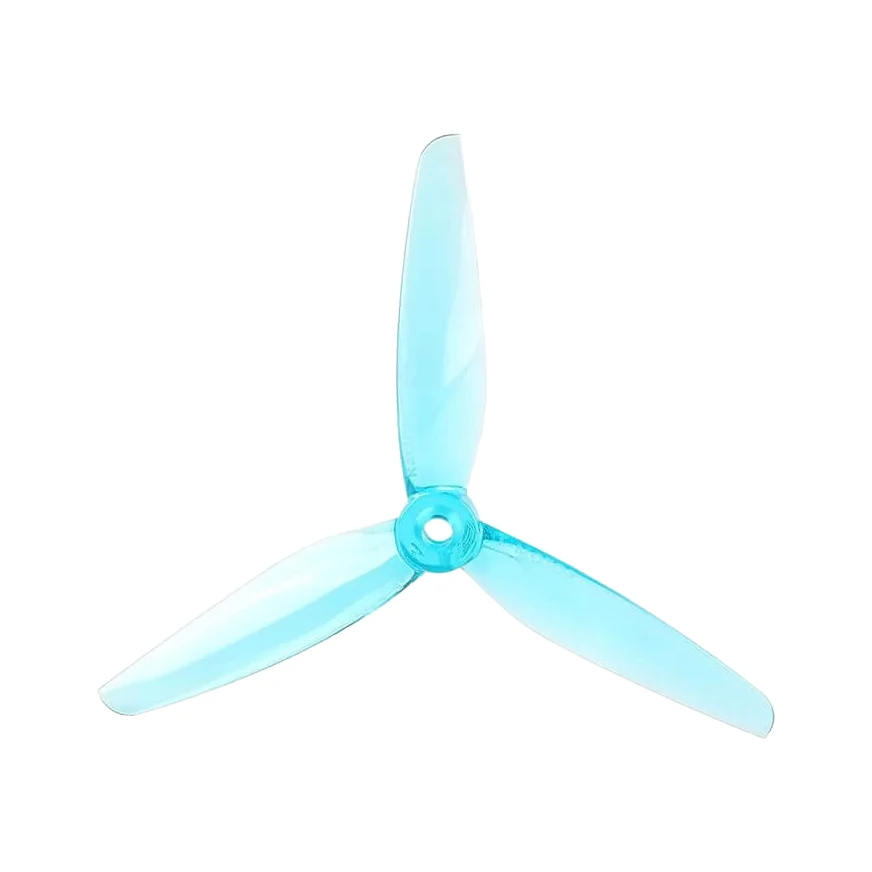 T-Motor F5146 Clear Blue Propeller – transparent dark mode image 2