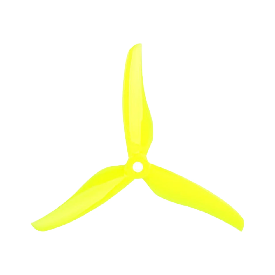 T-Motor T5146 Tri Blade Propellers Yellow — dark-mode product image