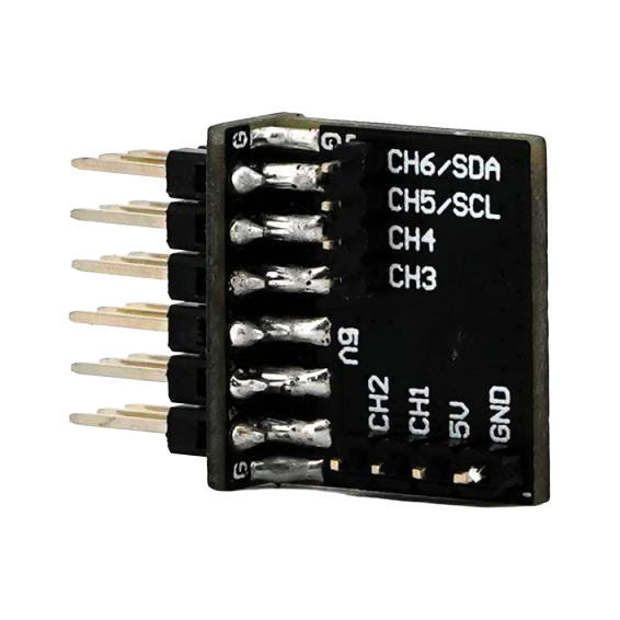 TBS Crossfire/Tracer Nano Rx 6CH PWM Adapter