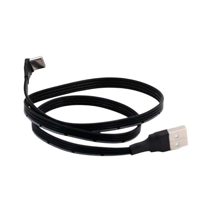 TBS Low Profile 90D USB A to USB C Cable 50cm
