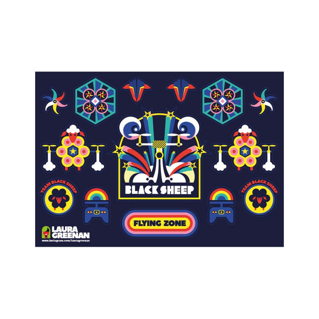TBS Stickers - Designed by Laura Greenan