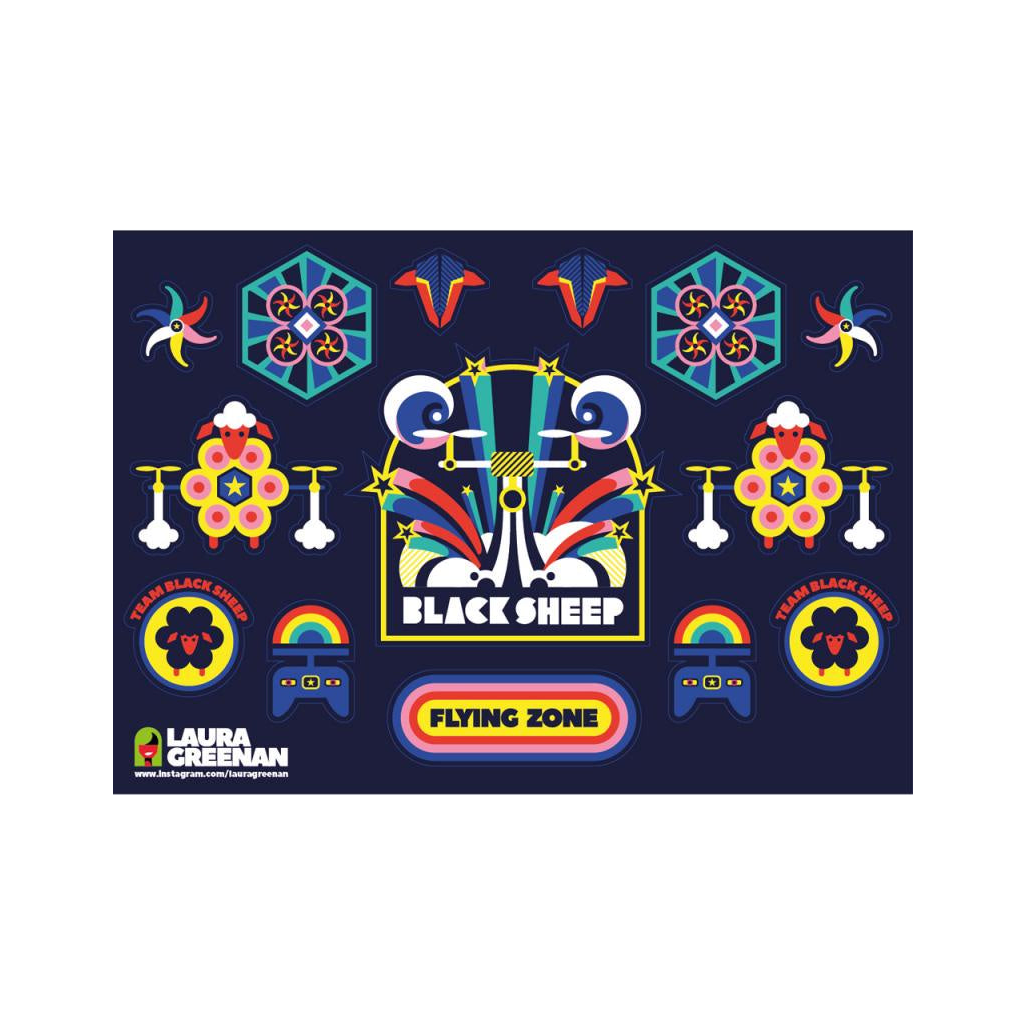 TBS Stickers - Designed by Laura Greenan