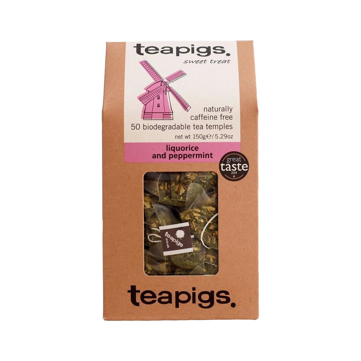 Teapigs Liquorice and Peppermint Tea (50 Bags)