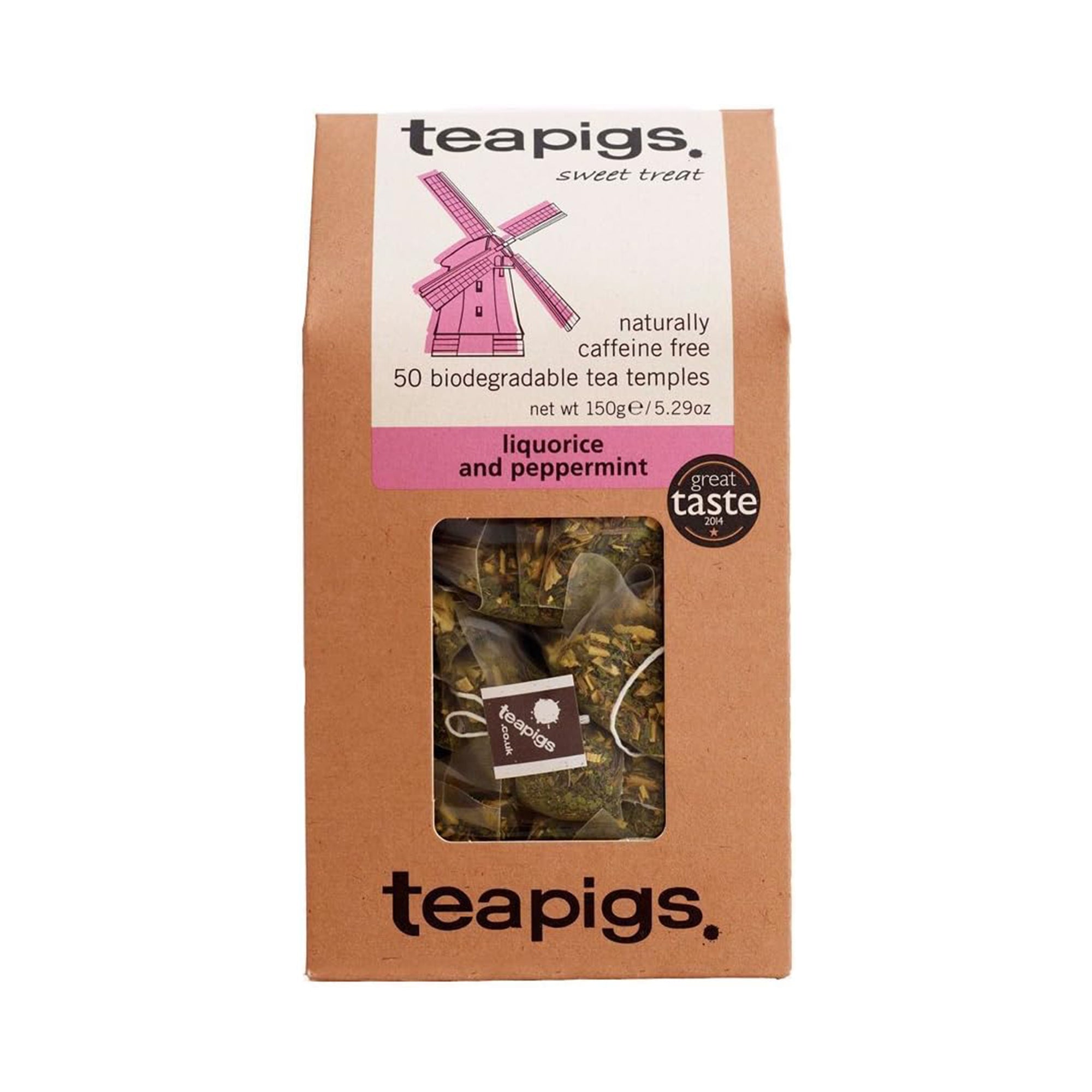 Teapigs Liquorice and Peppermint Tea (50 Bags)